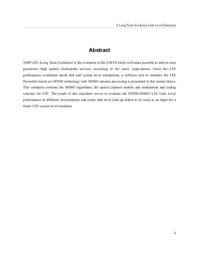 Master thesis in image processing