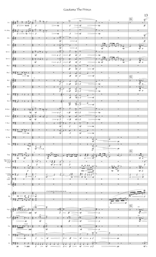 &
&
&
&
&
&
?
?
&
&
?
?
&
&
?
?
?
?
?
ã
?
ã
ã
&
&
?
&
&
B
?
?
43
4
3
4
3
43
4
3
4
3
4
3
43
4
3
4
3
4
3
4
3
4
3
43
4
3
4
3
4
3
4
3
4
3
43
4
3
43
4
3
4
3
4
3
4
3
43
4
3
43
4
3
4
3
44
4
4
4
4
44
4
4
4
4
4
4
44
4
4
4
4
4
4
4
4
4
4
44
4
4
4
4
4
4
4
4
4
4
44
4
4
44
4
4
4
4
4
4
4
4
44
4
4
44
4
4
4
4
Fl. 1
Fl. 2/Picc.
Ob. 1
Ob. 2
Bb Cl. 1
Bb Cl. 2
Bsn. 1
Bsn. 2
Hn. 1
Hn. 2
Hn. 3
Hn. 4
Bb Tpt. 1
Bb Tpt. 2
T. Tbn. 1
T. Tbn. 2
B. Tbn.
Tuba
Timp.
Fing. Cym.
Sus. Cym.
S. Dr.
R. Toms
L. Gong
B.Dr.
Clv.
Tamb.
Glk.
Vln. I
Vln. II
Vla.
Vc.
Cb.
Hp.

f PF
f P
P
P
P
P F
f
p
P F f

normale
normale
normale
normale
P
P





J
œb> œb
J
œ œ> œ
j
œb
> œb
j
œ œ œb





œ œb œ œ Œ


J
œ ‰ Œ Œ
j
œ ‰ Œ Œ
Œ Œ ‰
J
œb
Œ Œ ‰ j
œb

œ œb œ œ Œ

Œ Œ
œb œb
œ œ
œ
œ œ

Œ Œ
œ
œ
.œ .œæ



œ œ
œ
œ
œ
œ
œ œb œ œ œ
j
œ ‰
3
œ#
J
œ ‰ Œ
œ# œ œ œ œ
J
œ ‰
œ#
J
œ ‰ Œ
œb œ œ
f
f
F
F
F
F
F
f
f
F
div.
F
div.
F
f
f
p
85 ˙b> .œb
J
œb
˙b> .œb
J
œ


œb Œ œb Œ
œb Œ œb Œ


85




˙b> .œb
J
œN
˙b
>
.œb
j
œb



˙ .œ
‰
85

‰ .œ
>
˙

˙


w
ww
w
85
wwbb
Ó
˙
˙
b
b
 &
w
œ œ œ œ
F
F
f
f
f
f
f
f
F
F
F
F p F
F
f
div.
F
F
F
Cn-C#, Bb-Bn, Fn-F#, Gb-G#, An-A#
P
P
p
p
p
p
.˙
Œ
.˙b Œ
Ó Œ ‰ J
œb>
Ó Œ ‰
J
œb
>
.˙b ‰ J
œb>
.˙ ‰
J
œb
>


Ó Œ ‰ j
œb
>
Ó Œ ‰ j
œb
>
 &
 &
.˙b ‰ J
œb>
.˙ ‰
J
œb
>
Ó Œ ‰ J
œb>
Ó Œ ‰ j
œb
>


‰ œ œ
œ
œ œ œ œ
œ
Œ ‰ j
œæ .œæ J
œ

˙ .œ
j
œ




.
.˙˙
‰
J
œœbb
>
.
.˙
˙ Œ
.
.˙
˙b Œ B
w
œ œ œ œ
f
f
ƒ F
ƒ F
Fƒ
Fƒ
ƒ F
ƒ F
ƒ F
ƒ F
ƒ F
ƒ F
f
f
f
P
ƒ
ƒ
f ƒ
f ƒ
p
p
Ó
˙N
Ó
˙
˙ .œ ‰
˙ .œ ‰
˙ .œ
J
œb
˙ .œn j
œb
Ó .œ
J
œb
Ó .œ j
œb
˙ .œ j
œb
˙ .œn
j
œb
Ó .œ j
œb
Ó
.œN
j
œb
˙ .œ
J
œb
˙ .œn
j
œb
œ Œ œ Œ
œ Œ œn Œ


.œ
œ œ œ œ œ œ œ œ
˙ ˙

˙
j
œ .œæ




ww
Ó
˙
˙
N
N

w
œ œ œ œ
F
F
f
f
f
f
f
f
f
f
f
f
F
F
F
F
Fp
F p F
F P F
F
F
F
F p f
F p f
F
F
F
F
P
P
wb
wb


wb
wb
˙b .œ ‰
˙b .œ ‰
wb
wb
˙b .œ ‰
˙b .œ
‰
wb
wb
˙b .œ ‰
˙b .œ ‰
Ó Œ ‰ j
œb
>
Ó Œ ‰ j
œb
>
.œ
j
œæ .œæ
j
œ
œ
b
b

‰
œ
œ
œ œ œ
œb
œb
j
œæ œ j
œ œ œ œ œ




ww
wwbb
wwbb
˙ .œ J
œb
œ œ .œ J
œb>
F
F
P
P
P
P
P
P
P
P
p
p
p
.œ
‰ Ó
.œ ‰ Ó

Ó
œb
œb
>
œ
œ
.œ ‰ Ó
.œ ‰
œb
œb œ
œ


.œ
‰ Ó
.œ
‰ Ó


.œ ‰ Ó
.œ ‰ Ó


w
w
.
.œ
œ
œb œ
œb
œ œ
œ

w
˙




..œœ ‰ Ó
..œœ ‰ Ó
..œœ ‰ Ó
w
w
P
P
P F
P
P
F




90



œ
œb
>
œ
œb
œ
> J
œ .œn
>

œ
œb
>
œ
œb
œ
> J
œ .œn
>


90








.œ
‰ Ó
.œ
‰ Ó
90
.œ
j
œb ˙

‰
œb œ
œb
œ> ˙




 œ# œ œ# œ# œ œ œ œ# œ œ œ œ œ
90



.œ
‰ Ó
.œ ‰ Ó
F
F
F
F
p
p
p
p
ƒ
ƒ
F
F p
f
F p
p F
f
unis.
F
unis.
F
G
G
G
G
Ó ‰
.œb>

Ó ‰
.œb>
.œ
œb
>
œ ˙b

.œ
œb
>
œ ˙


Œ ‰ œb
>
œ ˙b
Œ ‰ œb
>
œ ˙








Œ ‰ œb œ
˙b
Ó ‰ .œ
Œ ‰
œb œ
˙b
œ œ ˙


œ# œ# œ œ# œ# œ œ# œ
J
œ#
.
.
œ
œ#
#>

Œ ‰ œb œ ˙b
Œ ‰ œb œ ˙b


Ó ‰ .œb>
13
Gautama The Prince
 