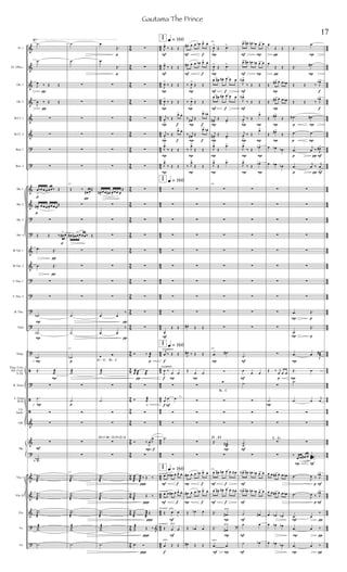 &
&
&
&
&
&
?
?
&
&
?
?
&
&
?
?
?
?
?
ã
?
ã
ã
&
&
?
&
&
&
?
?
8
7
8
7
8
7
8
7
8
7
8
7
8
7
8
7
8
7
87
8
7
8
7
8
7
87
8
7
8
7
8
7
87
8
7
87
8
7
87
8
7
8
7
8
7
8
7
87
8
7
87
8
7
87
4
3
4
3
4
3
4
3
4
3
4
3
4
3
4
3
4
3
43
4
3
4
3
4
3
43
4
3
4
3
4
3
43
4
3
43
4
3
43
4
3
4
3
4
3
4
3
43
4
3
43
4
3
43
4
4
4
4
4
4
4
4
4
4
4
4
4
4
4
4
4
4
44
4
4
4
4
4
4
44
4
4
4
4
4
4
44
4
4
44
4
4
44
4
4
4
4
4
4
4
4
44
4
4
44
4
4
44
Fl. 1
Fl. 2/Picc.
Ob. 1
Ob. 2
Bb Cl. 1
Bb Cl. 2
Bsn. 1
Bsn. 2
Hn. 1
Hn. 2
Hn. 3
Hn. 4
Bb Tpt. 1
Bb Tpt. 2
T. Tbn. 1
T. Tbn. 2
B. Tbn.
Tuba
Timp.
Fing. Cym.
Sus. Cym.
S. Dr.
R. Toms
L. Gong
B.Dr.
Clv.
Tamb.
Glk.
Vln. I
Vln. II
Vla.
Vc.
Cb.
Hp.
()
P
P
p
p
p
P
P
P
F




.˙
.˙
J
œ ‰ Œ Œ
J
œ ‰ Œ Œ




œ
>
œb œ œ œ œ ‰ Œ
œ#
>
œ œ œ œ
>
œ œ œ
Œ

Œ Œ ‰ œ#
>œ
.œ Œ.
.œ Œ.


.˙b
.˙b
.˙b
Œ.
.œæ

.˙



.
.˙˙bb
..˙˙
æ
..˙˙
æ
..˙˙
æ
.
.˙˙
æ
.˙

p
p
115 .˙
.˙






115
Œ ‰
œ# œ
Œ


œ# œ# œ
>œ œ œ ‰ Œ




.˙
.˙
115
.˙b
.˙æ

.˙




115
..˙˙
æ
..˙˙
æ
..˙˙
æ
.
.˙˙
æ
.˙
p
p


Dn Cn Bn / En Fn Gn An
Eb - G Bb - C
.œ
Œ.
.œ
Œ.






œ#
>
œ œ œ# œ
>
œ œ œ
Œ







.œ œ
‰
.œ œ
‰
œ œ
.˙æ

.˙




..˙˙
æ
..˙˙
æ
..˙˙
æ
.
.˙˙
æ
.˙

normale
normale
normale
P f
N
p























Ó ‰
œæ
j
œæ .œ
æ
.œ
æ

Ó .œæ


Ó ‰
J
œ J
œ

œœ
æ J
œœ
æ
‰ Œ ‰
˙˙
æ
Œ ‰
˙˙
æ J
œœ
æ
Œ
˙˙
æ Œ ‰ &
.œ Ó
P
P
f
f
P
P
F
F
P
P
F
f
f P
Ff
F f
F f
pizz.
F
pizz.
F
f
pizz.
normale
l.v.
DAMPEN
DAMPEN
I
I
I
I
q = 160
q = 160
q = 160
q = 160
J
œ>
‰ Œ Œ
J
œ>
‰ Œ Œ
J
œ>
‰ Œ Œ
J
œ>
‰ Œ Œ
j
œ
>
‰ Œ
œ> œ.
j
œ
>
‰ Œ
œ> œ.
J
œ>
‰ Œ Œ
J
œ>
‰ Œ Œ









œ.
Œ Œ
j
œ ‰ Œ Œ
J
œ ‰
œ œ

j
œ œ .œ


.˙

œ œ œ# œ œ> œ.
œ œ œ# œ œ> œ.
Œ œ œ
Œ œ œ
œ Œ Œ
P
P
f
f
P
P
F f
F f
P
P
P
P f
P f
œ# œ œ œb œ> œ.
œ# œ œ œb œ> œ.
‰
J
œ>
Œ Œ
‰
J
œ>
Œ Œ
‰ j
œ# Œ
œ> œb .
‰ j
œ# Œ
œ> œb .
‰ J
œ>
Œ Œ
‰ J
œ>
Œ Œ









œ# .
Œ Œ
J
œ# ‰ Œ Œ
Œ
œ œ






œ# œ œ œb œ> œ.
œ# œ œ œb œ> œ.
Œ œb œ
Œ œb œ
œ# Œ Œ
F
F
f
f
P
P
P
P
P
P
P
P
fF
F f
arco
P
P
arco
F P
arco
Fn - F#
Bb - C
120
J
œ>
Œ .œ>
J
œ>
Œ .œ>
œ œ# œ# œ œ œ
œ œ# œ# œ œ œ
j
œ#
>
Œ .œ
>
j
œ#
>
Œ .œ
>
J
œ>
Œ
.œ>
J
œ>
Œ
.œ>
120










120
.œ .œ#

œ



Œ.
..œœ#

120
œ œ# œ# œ œ œa
œ œ# œ# œ œ œa
Œ.
.œ#
Œ.
.œ#
?
.œ .œ
P
P
P
P
P
P
P
P
F P
F P
F
F
F
F
F
F
F
F
F
F
œ> œ# œn œb œ> œ
œ> œ# œn œb œ> œ
J
œN>
‰ Œ Œ
J
œN>
‰ Œ Œ
j
œ
>
‰ Œ
œ>
j
œ
>
‰ Œ
œ>
J
œ>
‰ Œ
œb>
J
œ>
‰ Œ
œb>










.˙
œ
œ œ
.˙



.
.˙
˙

œN> œ# œn œb œ> œ
œN> œ# œn œb œ> œ
˙ œ#
˙ œ
˙ œb
P
P
P
P
p
P


E - Eb
œ
Œ Œ
œ
Œ Œ
Œ
œ#> œ œ œb
Œ œ#> œ œ œb
Œ œ#>
Œ
Œ œ#>
Œ
œ œb œb
œ œb œb











Œ ‰ j
œ œ œ

.˙




œ œ œ#> œ œ œb
œ œ œ#> œ œ œb
œ œb œb
œ œb œb
œ œb œb
f
f
P
P
p P
p P
p F
p F
P
P
P
l.v.
P
P F
F
F
P
P
P



p
p
p
p


Œ.
.œ
Œ.
.œ#
Œ Œ ‰ J
œb>
Œ Œ ‰ J
œb>
.œN .œ#
.œ .œ
.œ
j
œ ‰ J
œ#>
.œ
j
œ ‰
j
œ
>








.œ Œ.
.œ
Œ.
.œ œ
J
œœ#
Œ. .œ
.˙
.œ œ
j
œ



‰
œ œb œ# œ .....
œœœœœ
.œ
J
œ ‰ J
œb>
.œ
J
œ ‰ J
œb>
.œ œ
‰
.œ œ ‰
.œ œ ‰
17
Gautama The Prince
 