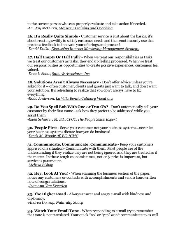 how to talk about customer service on a resume