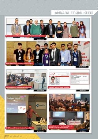 ANKARA ETKİNLİKLERİ
BİLMÖK Etkinliğine Destek ve Katılım Sağladı.
16/03/2015
Bilirkişilik Eğitimi Başarıyla Gerçekleştirildi.
05/12/2014
BMO TeknoloJi Günleri-Ankara Maven Eğitimi
17/01/2015
Ankara (Android & PrimeFaces) Eğitimleri
Bilkent Cyberpark ta tamamlandı
29/11/2014
Harran Üniversitesi Mühendislik Fakültesi Mesleki Tanıtım Semineri
30/03/2015
Üye Kartı Tasarımı Anket Sonuçları.
26/01/2015
060 www.bimo.org.tr
 