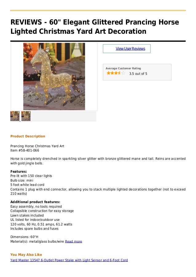 reviews 60 elegant glittered prancing horselighted christmas yard art decorationviewuserreviewsaverage customer rating3 - Christmas Horse Yard Decorations reviews 60 elegant glittered prancing horselighted christmas yard art decorationviewuserreviewsaverage customer rating3 - Christmas Horse Yard Decorations