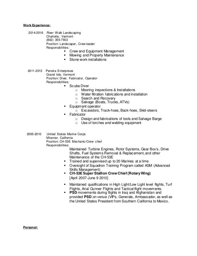 resume