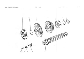 EIXO CÜNICO DO PINHÃO EJE PINON B L V l L P I N I O N BRLMH I ouuu-
 