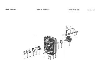 TAMPA TRASEIRA TOMA DE POTÊNCIA POWER TAKE OFF 60/80id-D15
1516 14
19
 