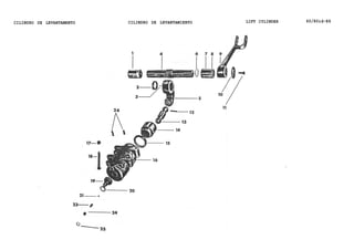 CILINDRO DE LEVANTAMENTO CILINDRO DE LEVANTAMIENTO LIFT CYLINDER 60/80id-E6
 
