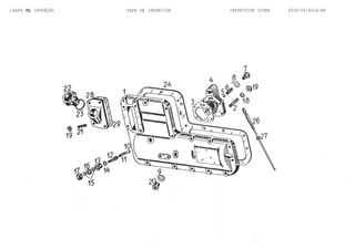 1 AhFA UL INSPEÇÃO TAPA DE INSPECIÓN INSPECTION COVER 600D/60/80id-B8
 