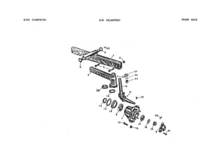 EIXO DIANTEIRO EJE DELANTERO FRONT AXLE
 