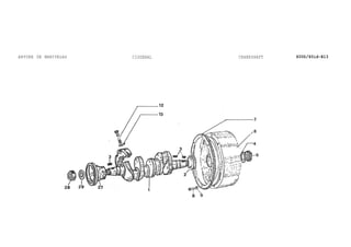 ARVORE DE MANIVELAS CIGUENAL CRANKSHAFT 600D/60id-B13
 