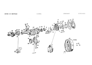 ARVORE DE MANIVELAS CIGUENAL CRANKSHAFT 60/80id-B16
 