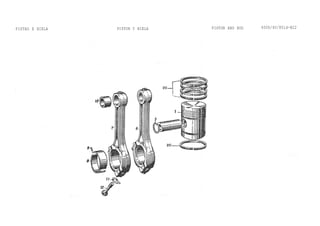 PISTAO E BIELA PISTON Y BIELA PISTON AND ROD 600D/60/80id-B22
 