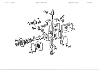 buiioA iNutíURA BOMBA INYECTORA INJECTION PUMP 600D-B34
 