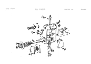 BOMBA INJETORA BOMBA INYECTORA INJECTION PUMP 600D-B35
 
