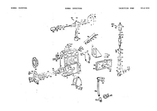 BOMBA INJETORA BOMBA INYECTORA INJECTION PUMP 60id-B36
 