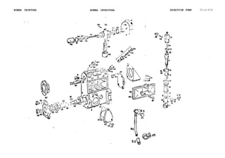 BOMBA INJETORA BOMBA INYECTORA INJECTION PUMP 60id-B38
 