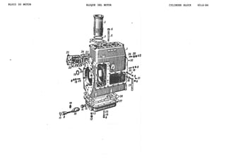 BLOCO DO MOTOR BLOQUE DEL MOTOR CYLINDER BLOCK 60id-B4
 