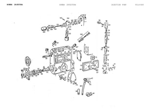 BOMBA INJETORA BOMBA INYECTORA INJECTION PUMP 80id-B40
 