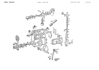 BOMBA INJETORA BOMBA INYECTORA INJECTION PUMP 8Üid-B41
 