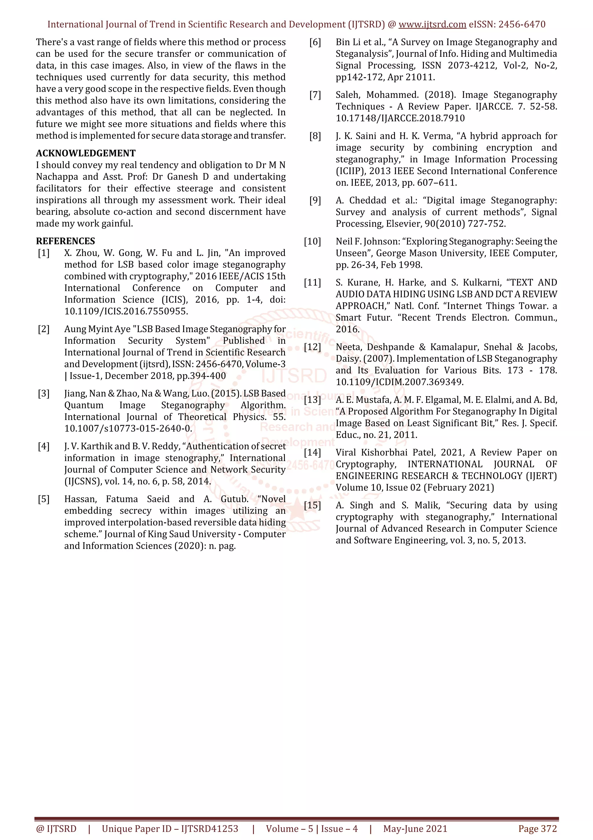 Image to Image Encoder using Least Significant Bit | PDF | Computing ...