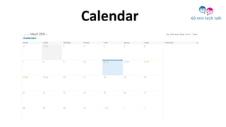 Calendar
 
