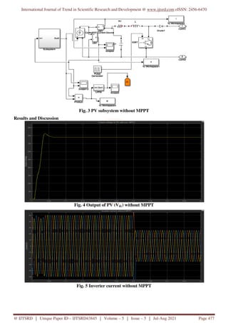 Modeling and Simulation of Grid Connected PV System | PDF