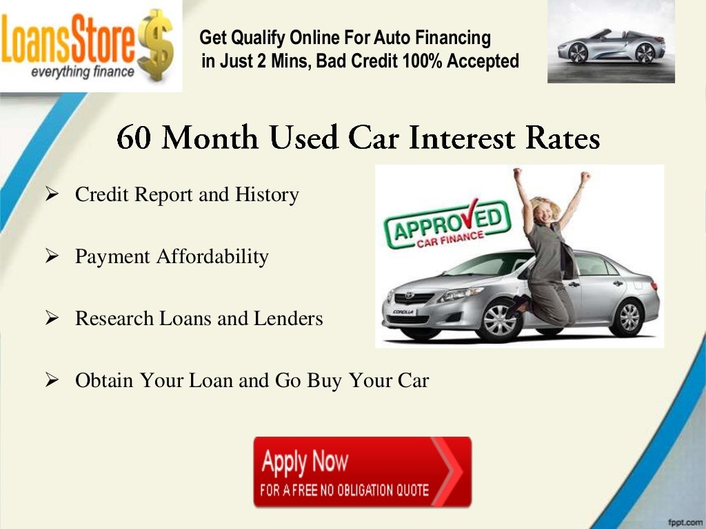 60 Month Used Car Interest Rates
