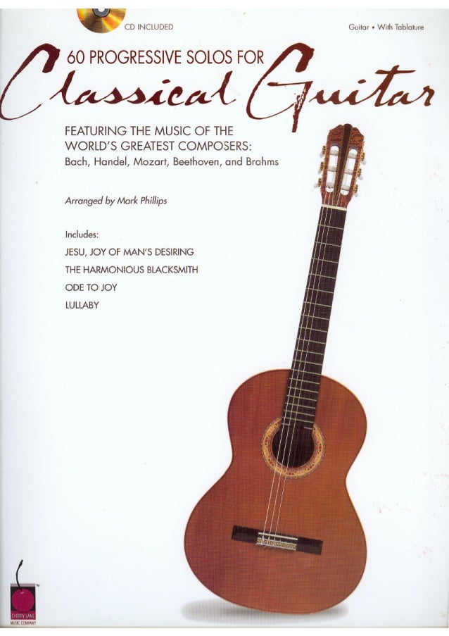 60 progressive solos for classical guitar