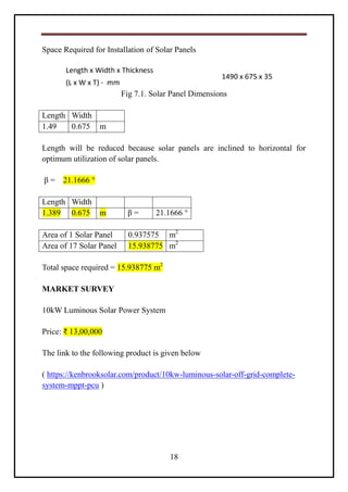 Design of Stand-Alone Solar PV System | PDF