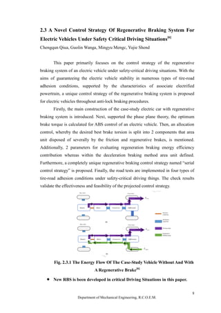 Regenerative Braking System Report | PDF