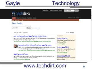 24
Gayle Technology
www.techdirt.com
 