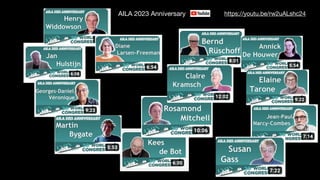 AILA 2023 Anniversary https://youtu.be/rw2uALshc24
 