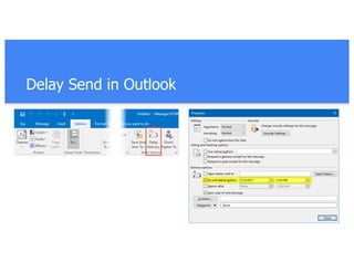 Delay Send in Outlook
 