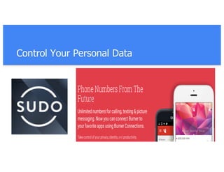Control Your Personal Data
 
