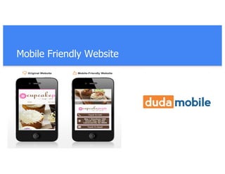 Mobile Friendly Website
 