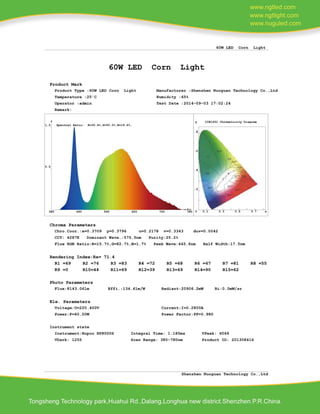 E39 60W LED CORN LIGHT
