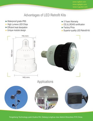 60W LED Retrofit Kits 