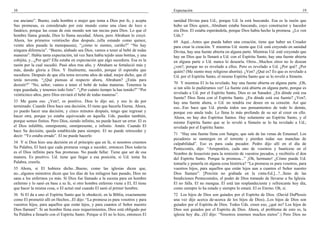 10
ese anciano”. Bueno, cada hombre o mujer que toma a Dios por fe, y acepta
Sus promesas, es considerado por este mundo como una clase de loco o
fanático, porque las cosas de este mundo son tan necias para Dios. Lo que el
hombre llama grande, Dios lo llama necedad. Ahora, pero Abraham lo creyó.
Ahora, los primeros veintiocho días después...(ella estando como quince,
veinte años pasada la menopausia), “¿cómo te sientes, cariño?” “No hay
ninguna diferencia”. “Bueno, alabado sea Dios, vamos a tener al bebé de todas
maneras”. Había tanta expectación, tal vez Sara había tejido unas botitas, y una
cobijita, y...¿Por qué? Ella estaba en expectación que algo sucediera. Esa es la
razón por la cual sucedió. Pasó años tras año, y Abraham se fortaleció más y
más, dando gloria a Dios. Y finalmente, sucedió, porque él esperaba que
sucediera. Después de que ella tenía noventa años de edad, mejor dicho, que él
tenía noventa. “¿Qué piensas al respecto ahora, Abraham? ¿Estás para
desistir?” “No, señor, vamos a tener el bebé de todas maneras. Tenemos la
ropa guardada, y tenemos todo listo”. “¿Por cuánto tiempo la has tenido?” “Por
veinticinco años, pero Dios enviará el bebé de todas maneras”.
33 Me gusta eso. ¿Ven?, es positivo. Dios lo dijo así, y eso lo da por
terminado. Cuando Dios hace una decisión, El tiene que hacerla Eterna. Ahora,
yo puedo hacer una decisión, y cinco minutos después, tengo que regresar y
hacer otra, porque yo estaba equivocado en áquella. Uds. pueden también,
porque somos finitos. Pero Dios, siendo infinito, no puede hacer un error. El es
el Dios infalible, omnipotente, omnipresente, e infinito. Amén. Cuando El
hace Su decisión, queda establecida para siempre. El no puede retroceder y
decir: “Yo estaba errado”. El no puede hacerlo
34 Y si Dios hizo una decisión en el principio que en fe, si nosotros creemos
Su Palabra, El hará que cada promesa venga a suceder, entonces Dios todavía
es el Dios infinito para Sus promesas. No puede fallar. Tiene que ser de esa
manera. Es positivo. Ud. tiene que llegar a esa posición, si Ud. toma Su
Palabra, creerla.
35 Ahora, si El hubiera dicho...Bueno, como las iglesias dicen que,
no...algunos ministros dicen que los días de los milagros han pasado, Dios no
sana a los enfermos ya más. Si Dios fue llamado a la escena para un hombre
enfermo y lo sanó en base a su fe, si otro hombre enfermo viene a El, El tiene
que hacer la misma cosa, o El actuó mal cuando El sanó al primer hombre.
36 Si El da a uno el Espíritu Santo que le obedeció, en la Biblia, exactamente
como El prometió allí en Hechos...El dijo: “La promesa es para vosotros y para
vuestros hijos, para aquellos que están lejos, y para cuantos el Señor nuestro
Dios llamaré”. Si un hombre llena esos requerimientos, Dios está obligado por
Su Palabra a llenarlo con el Espíritu Santo. Porque si El no lo hizo, entonces El
Expectación 19
sanidad Divina para Ud., porque Ud. la está buscando. Esa es la razón que
hubo un Dios quien...Abraham estaba buscando, cuyo constructor y hacedor
era Dios. El estaba esperándola, porque Dios había hecho la promesa. ¿Lo ven
Uds.?
69 Aquí...Antes que pueda haber una creación, tiene que haber un Creador
para crear la creación. Y mientras Ud. sienta que Ud. está creyendo en sanidad
Divina, hay una fuente abierta en alguna parte. Mientras Ud. esté creyendo que
hay un Dios que lo llenará a Ud. con el Espíritu Santo, hay una fuente abierta
en alguna parte o Ud. nunca lo desearía. Otros...Muchos otros no lo desean
¿ven?, porque no es revelado a ellos. Pero es revelado a Ud. ¿Por qué? ¿Por
quién? (Me siento muy religioso ahorita). ¿Ven? ¿Qué es? Es que es revelado a
Ud. por el Espíritu Santo, el mismo Espíritu Santo que se lo reveló a Simeón.
70 Y mientras El lo ha revelado, hay una fuente abierta en alguna parte. ¡Oh,
si tan sólo lo pudiéramos ver! La fuente está abierta en alguna parte, porque es
revelado a Ud. por el Espíritu Santo, Dios es un Sanador. ¿En dónde está esa
fuente? Dios llena con el Espíritu Santo. ¿En dónde está esa fuente? ¿Ven?,
hay una fuente ahora, o Ud. no tendría ese deseo en su corazón. Así que
eso...Eso hace que Ud. pierda todos sus pensamientos de todo lo demás,
porque eso anula todo. Le llena lo más profundo de su ser al creer en ello.
Ahora, no hay dos Espíritus Santos. Hay solamente un Espíritu Santo, y el
mismo Espíritu Santo que se lo reveló a Simeón se lo ha revelado a Ud.;
revelado por el Espíritu Santo.
71 “Hay una fuente llena con Sangre, que sale de las venas de Emanuel. Los
pecadores se sumergen en el torrente y pierden todas sus manchas de
culpabilidad”. Eso es para cada pecador. Pedro dijo allí en el día de
Pentecostés, dijo: “Arrepentíos, cada uno de vosotros y bautícese en el
Nombre de Jesucristo para la remisión de vuestros pecados, y recibiréis el don
del Espíritu Santo. Porque la promesa...” ¡Oh, hermano! ¿Cómo puede Ud.
tomarla y ponerla en alguna cosa histórica? “La promesa es para vosotros, para
vuestros hijos, para aquellos que están lejos aun a cuantos el Señor nuestro
Dios llamare”. [Porción no grabada en la cinta-Ed.]...?...lleno de las
bendiciones Pentecostales, el poder de Dios tratando de llevarse a Su Iglesia.
El no falla. El no mengua. El está tan resplandeciente y refrescante hoy día,
como siempre lo ha estado y siempre lo estará. El es Eterno. Oh, sí.
72 Los hijos de Dios son guiados por el Espíritu de Dios. (David DuPlessis
una vez dijo acerca de-acerca de los hijos de Dios)...Los hijos de Dios son
guiados por el Espíritu de Dios. Todos Uds. creen eso, ¿qué no? Los hijos de
Dios son guiados por el Espíritu de Dios. Ahora, el problema de esto es, la
iglesia hoy día...(El dijo: “Nosotros tenemos muchos nietos”.) Pero Dios no
 