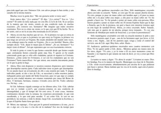 4
para todo aquel que cree. Entonces Uds. son salvos porque lo han creído, y son
sanados de la misma manera.
Muchas veces la gente dice: “Me–me gustaría sentir si estoy sano”.
Jesús nunca dijo: “¿Lo sentiste?” El dijo: “¿Lo creíste?” Eso es. “¿Lo
creíste?” El sentir no tiene nada que ver con ello; es la fe de Uds. Si yo actuara
de la manera que me siento, estaría en una condición mala en muchas
ocasiones. ¿Es correcto eso, hermanos? Me imagino que todos nosotros
estaríamos. Pero no es cómo me siento; es lo que creo que El ha hecho. No es
mi sentir, sino es mi fe en una obra terminada en el Calvario.
8 Ahora, en esto hay muchos que tal vez... Es la primera vez que yo estoy en
su ciudad; creo yo que es la primera vez que estoy en Virginia, la primera vez
que tengo un servicio en Virginia. He estado alrededor del mundo siete veces,
y sin embargo nunca he estado en Virginia. ¿No es eso horrible? Bueno, ellos
siempre dicen: “Uds. dejan lo mejor para lo último”. ¿Es así, hermanos? “Lo
mejor viene al último”. Así que esperamos que eso sea exactamente correcto.
Si toda la gente es como la que hemos conocido desde que hemos estado
aquí, ciertamente hemos conocido gente muy fina. Y quizás yo he estado
conociendo gente que es sólo–sólo ciudadana, quizás ni siquiera es Cristiana.
Entonces, ¿cómo serán los Cristianos, si así son los ciudadanos que no son
Cristianos? Sería maravilloso. Así que miren, una reunión únicamente puede
ser lo que la gente la haga.
9 Ahora, Dios está dispuesto si nosotros estamos dispuestos; pero tenemos
que desempeñar nuestra parte. Cada individuo tiene su parte que desempeñar.
Yo no puedo hacer un avivamiento de ello o una reunión por nada. Y ningún
individuo puede, ni dos o tres de Uds.; se necesitará a todos nosotros juntos,
trabajando juntos por medio del Señor Jesucristo, para ver que algo se cumpla
aquí en esta ciudad mientras nos estamos reuniendo por causa del Reino de
Dios. Y hermano, hermana, estamos viviendo cerca del fin. Todos sabemos
eso. No hay... con....
Si Uds. hubieran viajado conmigo en los últimos años, Uds.–Uds. sabrían
que eso es verdad. (¿ven?), que estamos–estamos en una condición de
intranquilidad, y que el tiempo del fin está cerca. Y estas cosas, mientras
continuamos durante toda la semana, las estaremos presentando, lo que está
sucediendo, y lo que está para suceder. Y así como Uds. lo ven en sus
periódicos, las noticias, y todo lo demás; luego Uds. escucharán la Escritura, y
lo que el Espíritu Santo tiene que decir.
10 Miren, me supongo... Creo que por lo general terminamos a la una, ¿no es
así, o algo así, a la una o a las dos de la mañana? Eso nos da tiempo para
Expectaciones 41
Miren, sólo quédense encerrados con Dios. Sólo manténganse creyendo
ahora con todo su corazón: “Señor, yo creo que Tú me sanaste ahorita mismo.
Yo creo, porque yo puse mi mano sobre este hombre aquí, y él puso su mano
sobre mí; o la puse sobre esta mujer, y ella puso su mano sobre mí. Yo fui
guiado a hacer eso. Yo fui guiado a poner mi mano sobre esta persona. Ellos
fueron guiados a poner su mano sobre mí. El mismo Espíritu Santo que le dijo
a Simeón, que le dio la promesa, me guió a hacer esto mientras estamos aquí
en este lugar de sanidad Divina. Ahora, yo estoy creyendo, Señor. Satanás,
vale más que te apartes de mí ahorita, porque estoy tomando... Yo soy una
Simiente de Abraham por medio de Jesucristo, y yo tomo la preeminencia”.
Sólo manténganse creyéndolo con todo su corazón mientras le pido a uno
de nuestros pastores aquí, el que... uno de los hermanos aquí, por favor, si Ud.
viene y ora. Algún... uno de los pastores aquí, venga y tome el control del
servicio, uno de Uds. aquí. Muy bien, señor. Hasta....
93 Audiencia: quédense–quédense encerrados unos cuantos momentos con
Dios. Yo les quiero pedir a Uds. ahora... Mientras quitan sus manos unos de
los otros, digan: “Yo creo, y yo lo tomo a El en estos momentos como mi
Sanador, y no importa lo que satanás me trate de decir, yo voy a creer que Dios
me sana”.
Levanten su mano y digan: “Yo ahora lo acepto”. Levanten su mano. Dios
los bendiga. Esa es la manera de hacerlo. Mantengan esa clase de fe fluyendo,
y Uds. verán excesivamente, abundantemente por encima de lo que pudieran
aun hacer o pensar. Hasta mañana que los vea en la noche, aquí está el pastor.
Dios lo bendiga.
 
