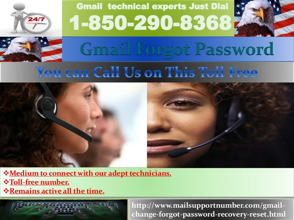 Does Gmail Forgot Password 1 850 290 8368give Solutions 24 7 