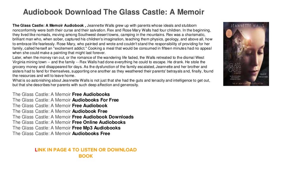 Audiobook Download Streaming Online The Glass Castle: A Memoir