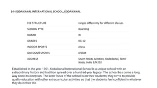 top 21 best boarding schools in  India