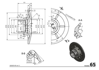 A-A
B-B
A
A
B
B
1682699.449 mm^3 Inventor 65
1,5x45
3
4
7
4 holes
equidistant
45
45
51,3
14
30
13 (6 equidistant ribs)
5
33
120
124
137
316
4
5
1,5
33
R
1
123
100
6
55,5
95
120
122
152
246
13
3
R5
13
12
4,15
33
20
63
15
28
47
 