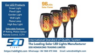 garden fire lamp, solar flame manufacturer supplier