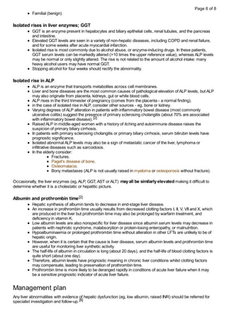 Abnormal liver function tests | PDF