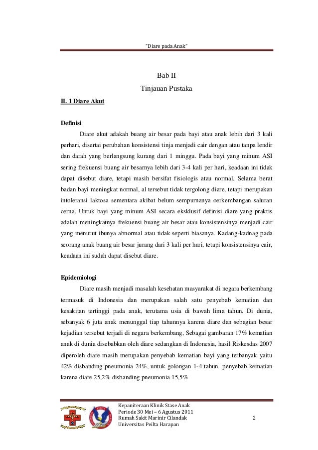 Diare Pada Anak