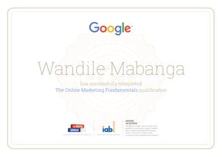 Wandile Mabanga
14/10/2016
 