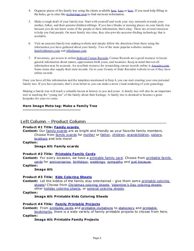 make your own family tree online