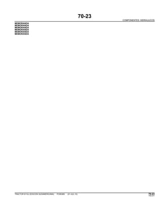 70-23
COMPONENTES HIDRAULICOS
MEMORANDA
MEMORANDA
MEMORANDA
MEMORANDA
MEMORANDA
MEMORANDA
TRACTOR 6110J (EDICION SUDAMERICANA) PC8538S (01-JUL-10) 70-23
PN=377
 