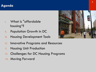 DC Affordable Housing Strategy | PDF