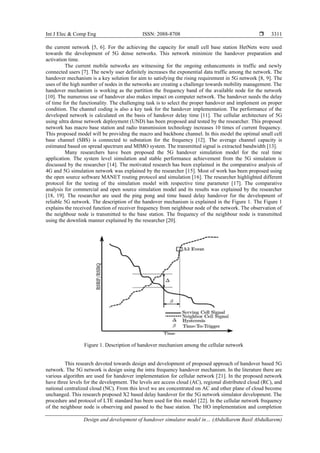 Design and development of handover simulator model in 5G cellular ...
